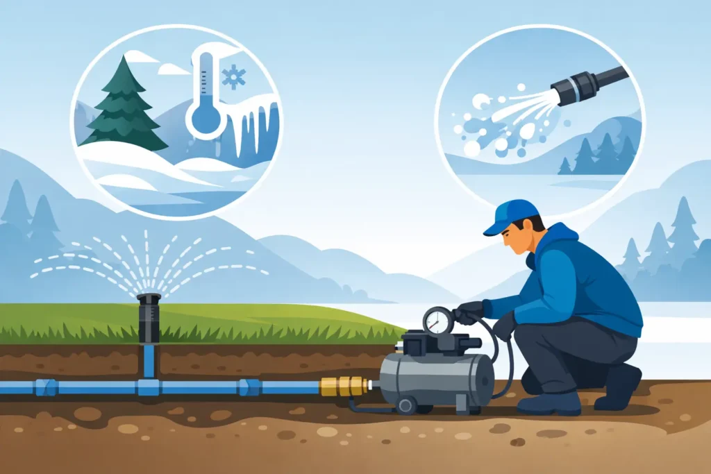 How to Winterize a Sprinkler System Safely